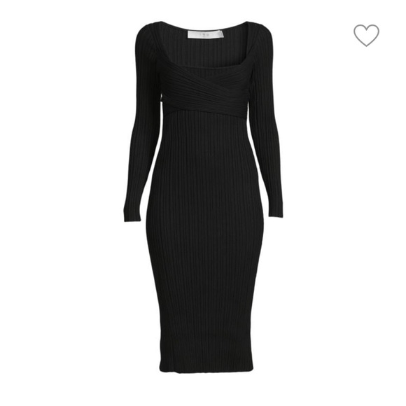 Akabaro Ribbed Bodycon Dress - Picture 4 of 6